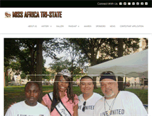 Tablet Screenshot of missafricatristate.com